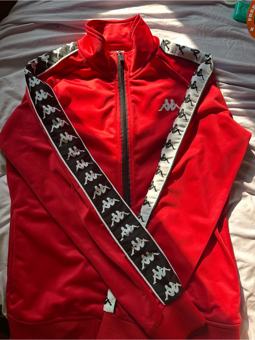 Kappa Red Track Jacket and shorts